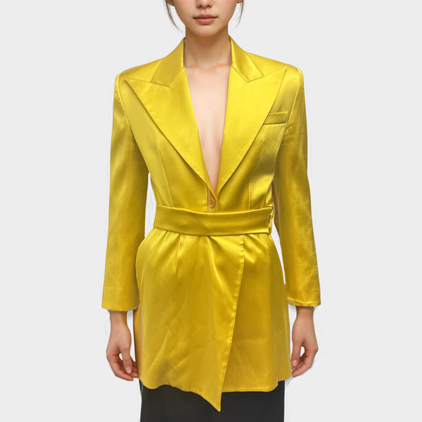 Alexandre Vauthier Women's Yellow Blazer
