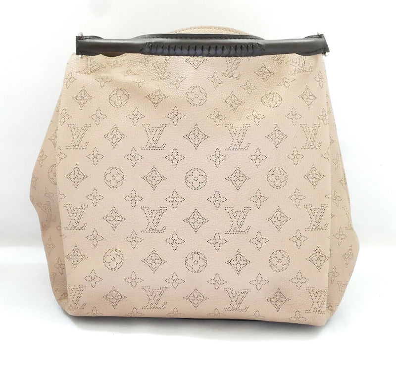 Louis Vuitton beige Babylone PM Mahina Galet Bag