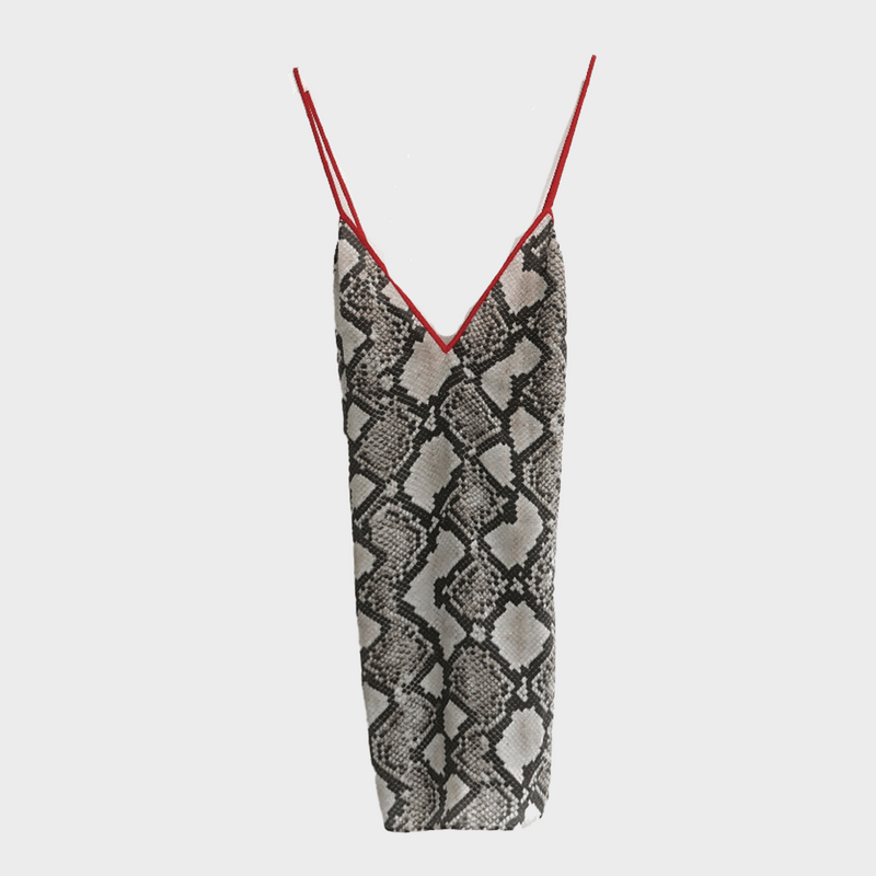 Altuzarra women's Python Print Silk Cami Vest Top