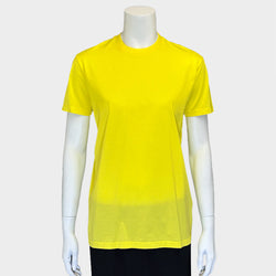 Prada women's yellow cotton short-sleeved t-shirt