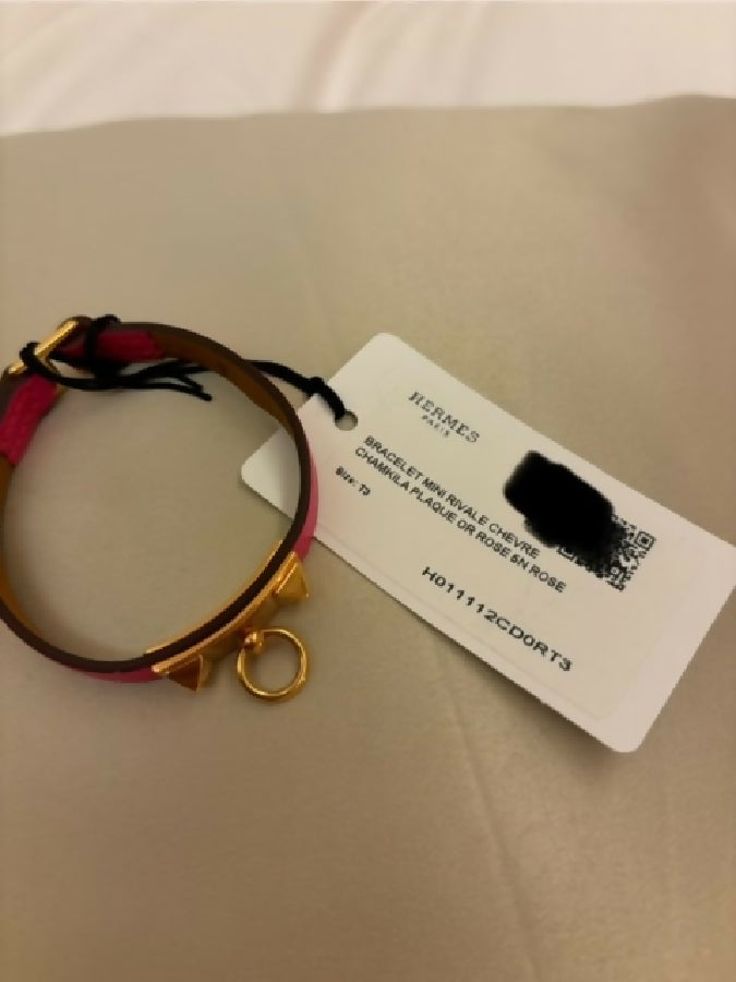 Hermes women's pink Rivale Mini Bracelet – Loop Generation