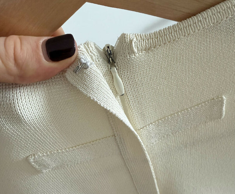 Givenchy women's beige Sleeveless Knit Sheath Dress