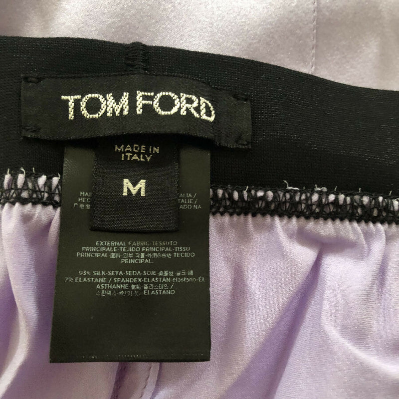 Tom Ford women's purple silk trousers