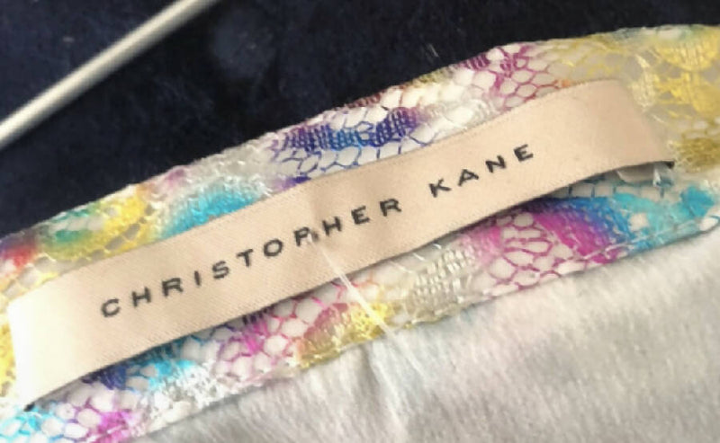 Christopher Kane women's multicoloured lace skirt