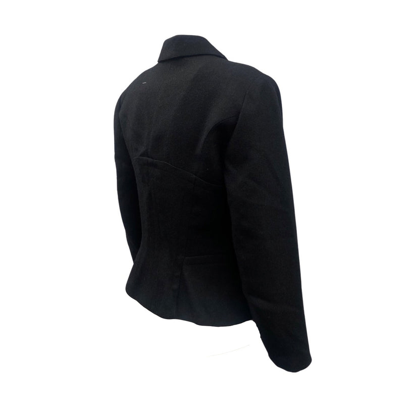 ALAÏA Tati black woolen structured jacket