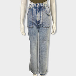pre-owned ALESSANDRA RICH light blue jeans | Size XS
