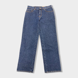 pre-owned ALEXANDER MCQUEEN blue jeans | Size L