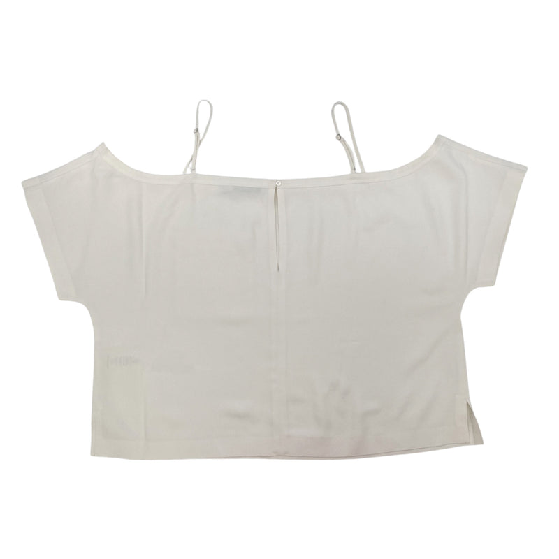 pre-owned T ALEXANDER WANG white loose blouse