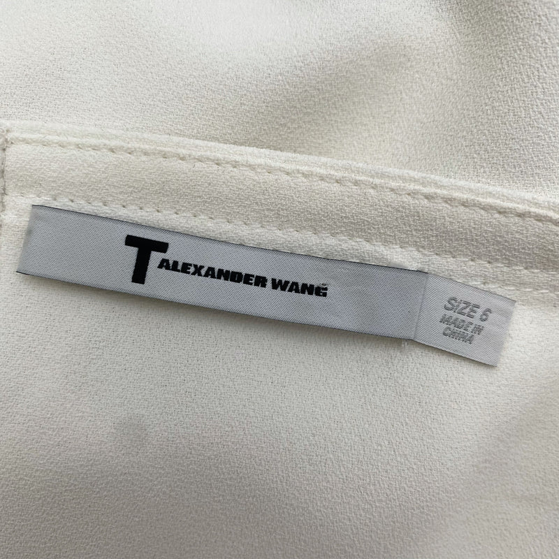 T ALEXANDER WANG white loose blouse