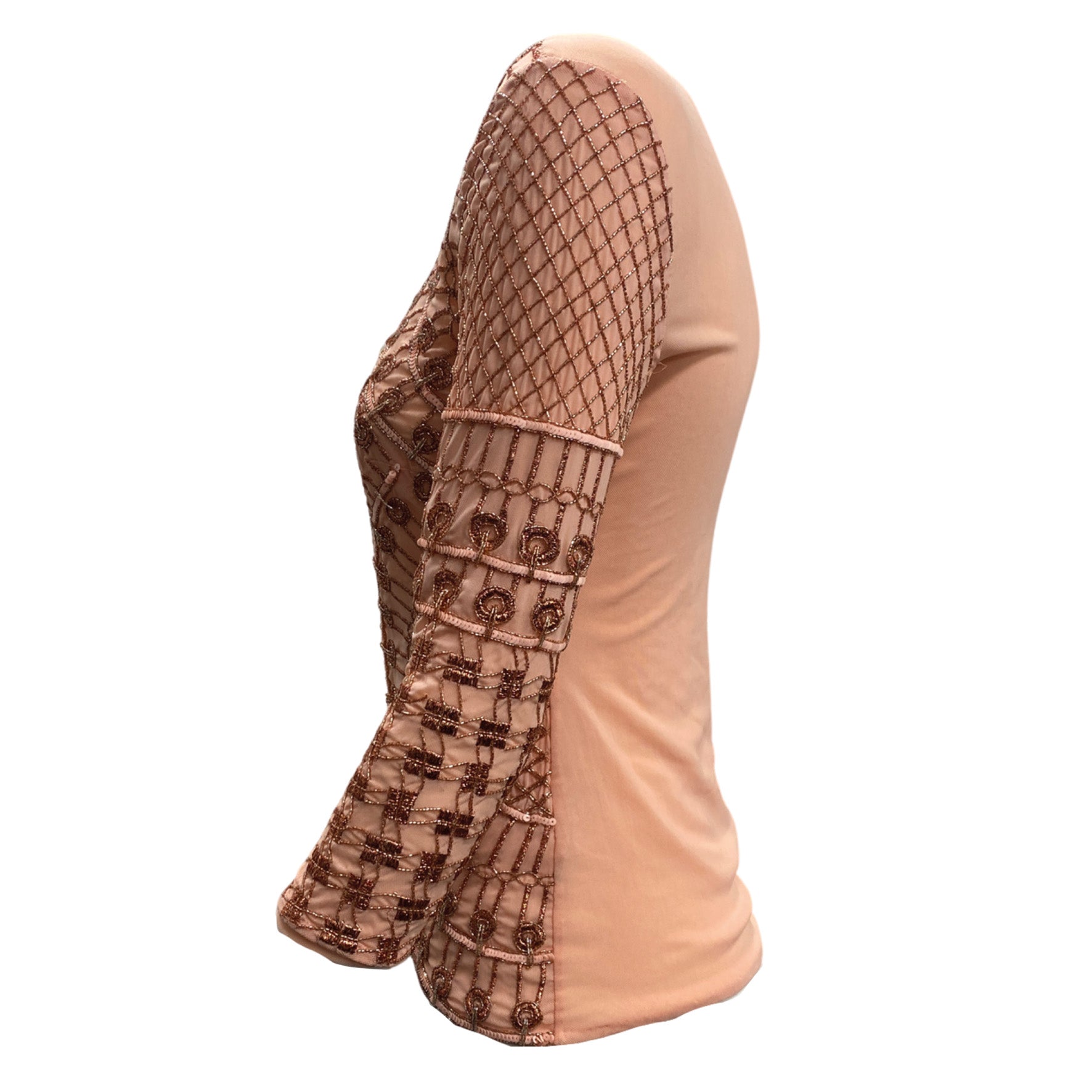 PIERRE BALMAIN peach embellished top – Loop Generation