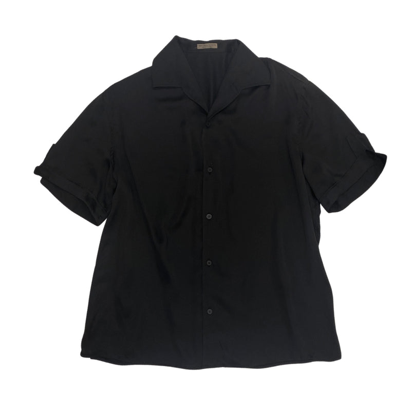 pre-order BOTTEGA VENETA black silk loose shirt