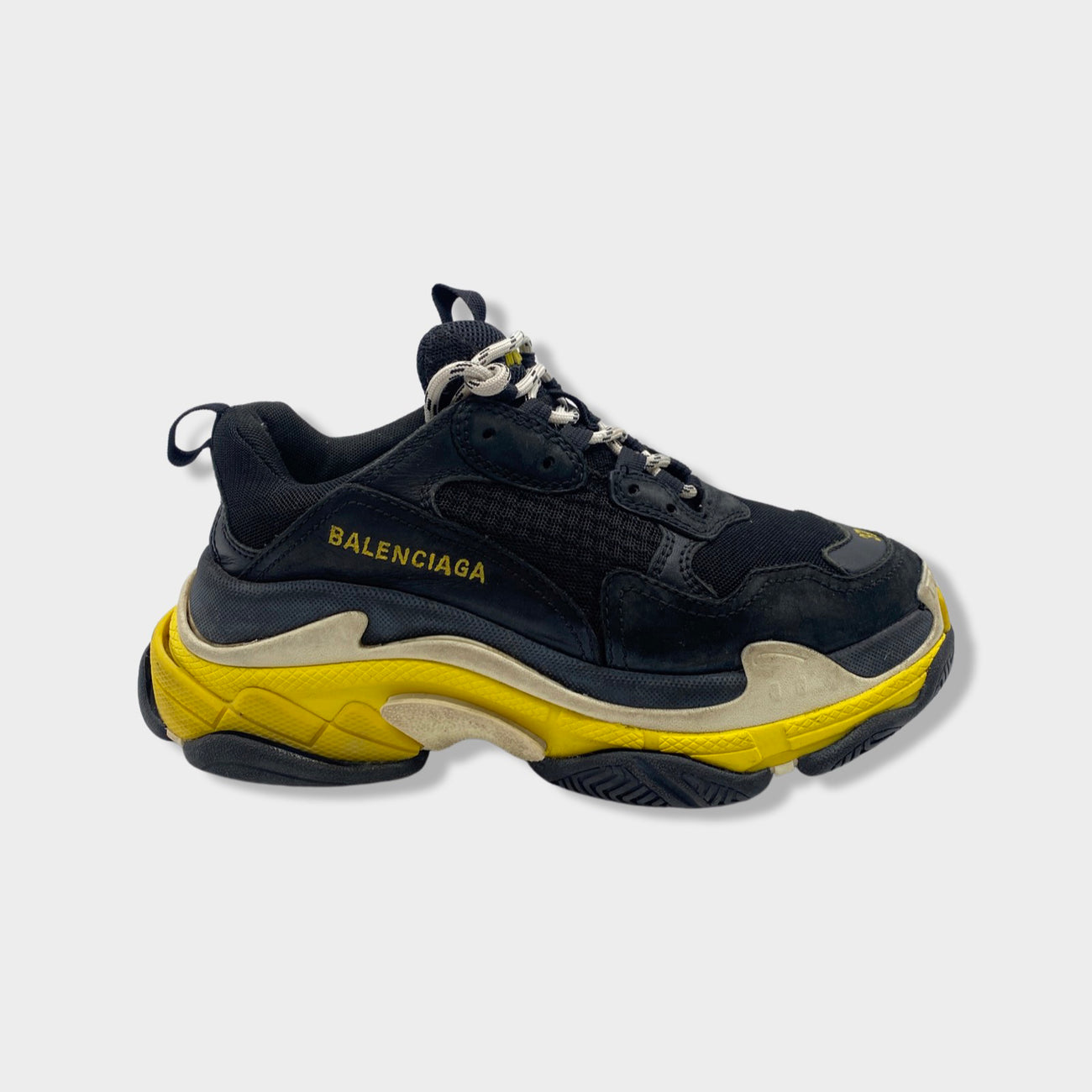 Balenciaga Triple S Sneakers In White Purple And Yellow Knit And Leather  Multiple colors ref893593  Joli Closet