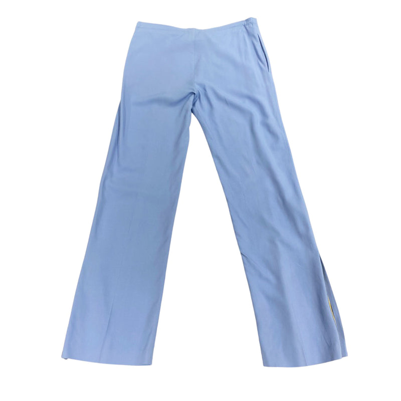 pre-loved ERMANNO SCERVINO blue viscose trousers | Size IT38