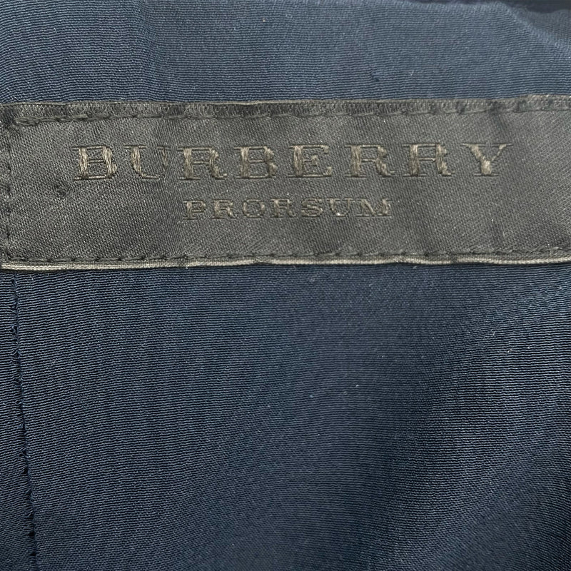 BURBERRY blue velvet pencil skirt
