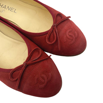 Chanel CC Ballet Flats, Size 39.5