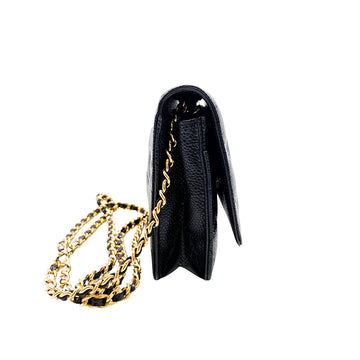 CHANEL black caviar leather WOC handbag – Loop Generation