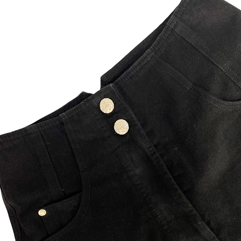 second-hand CHANEL black shorts