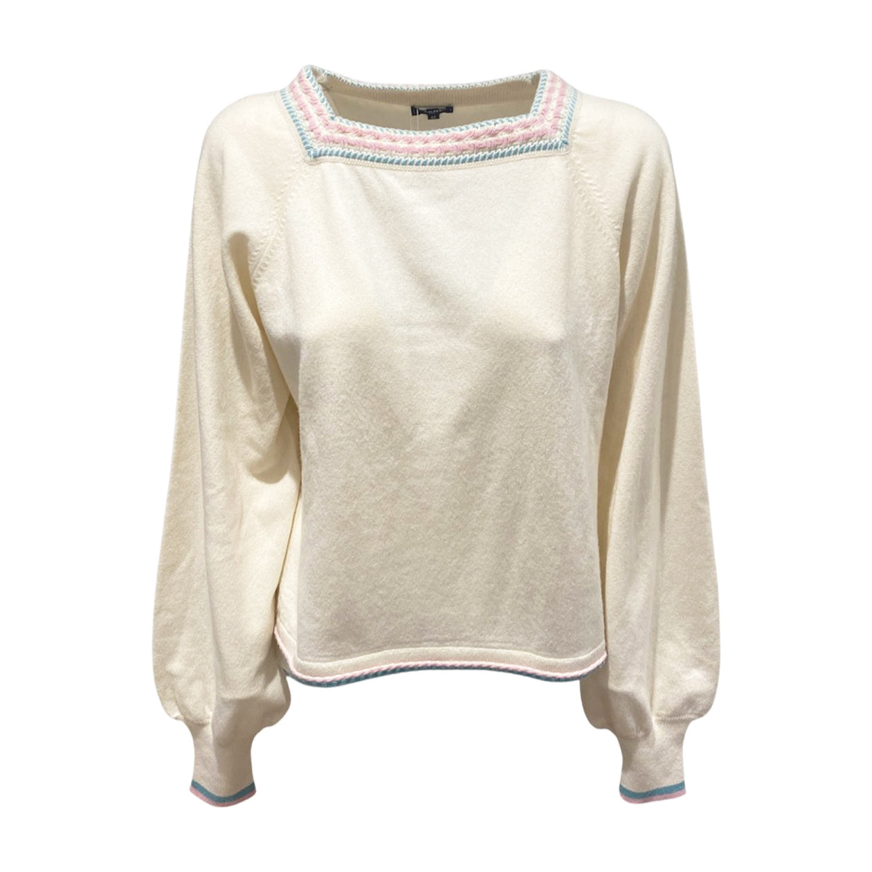 CHANEL ecru cashmere jumper with knitted embroidery – Loop Generation