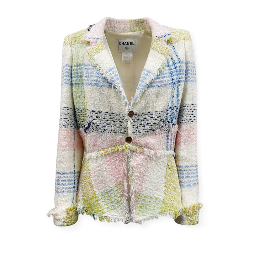 Chanel - Authenticated Jacket - Tweed Multicolour for Women, Very Good Condition