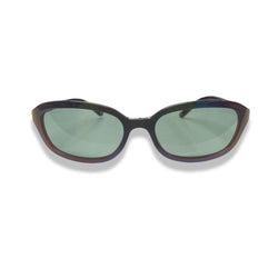pre-owned CHANEL purple and green sunglasses