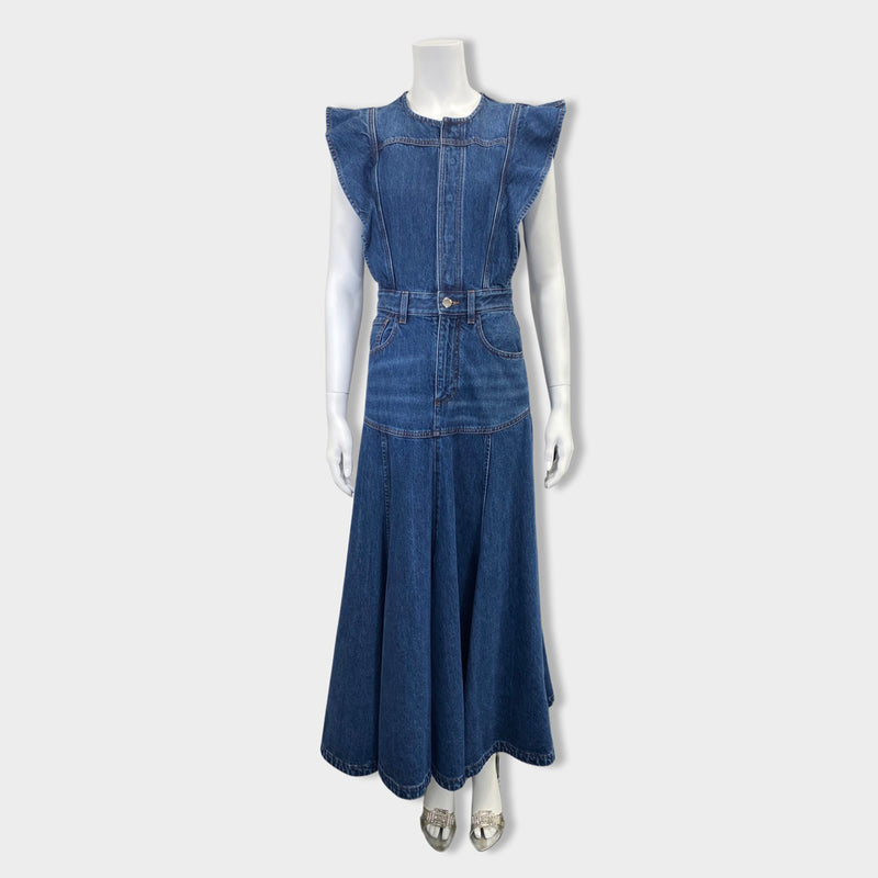 pre-owned CHLOÉ blue denim dress | Size FR36