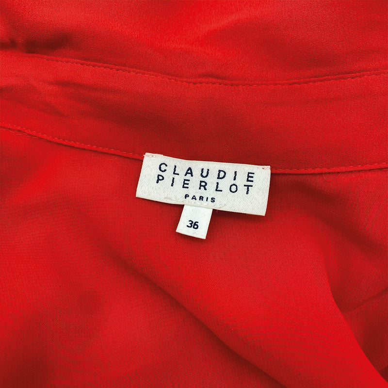 CLAUDIE PIERLOT red blouse