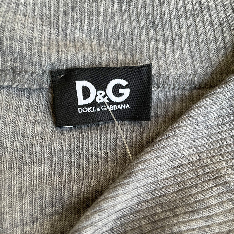 D&G grey ribbed turtleneck 