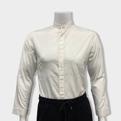 DIOR HOMME white cotton shirt