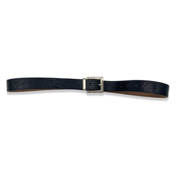 pre-loved DOLCE&GABBANA black leather belt