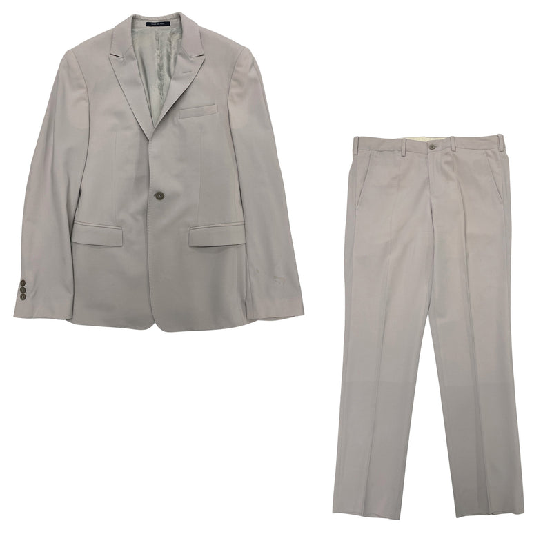 EMPORIO ARMANI grey woolen set of jacket and trousers