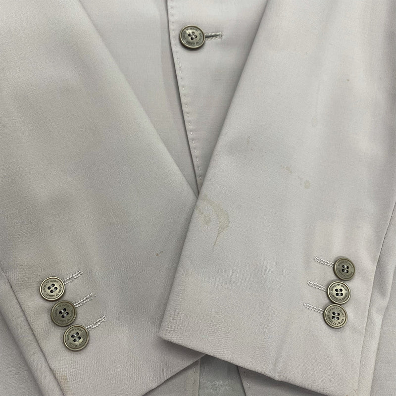 EMPORIO ARMANI grey woolen set of jacket and trousers