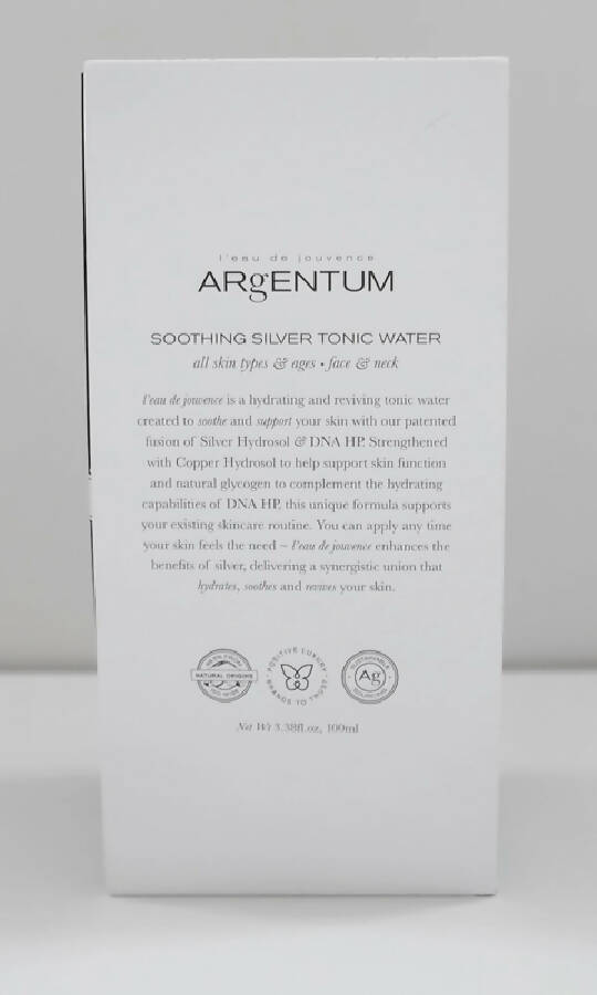 Argentum L'eau De Jouvence soothing silver tonic water