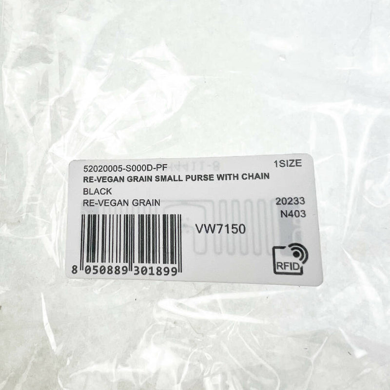 Vivienne Westwood black Re-Vegan grained small crossbody bag