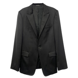 pre-loved EMPORIO ARMANI black woolen jacket | Size IT50
