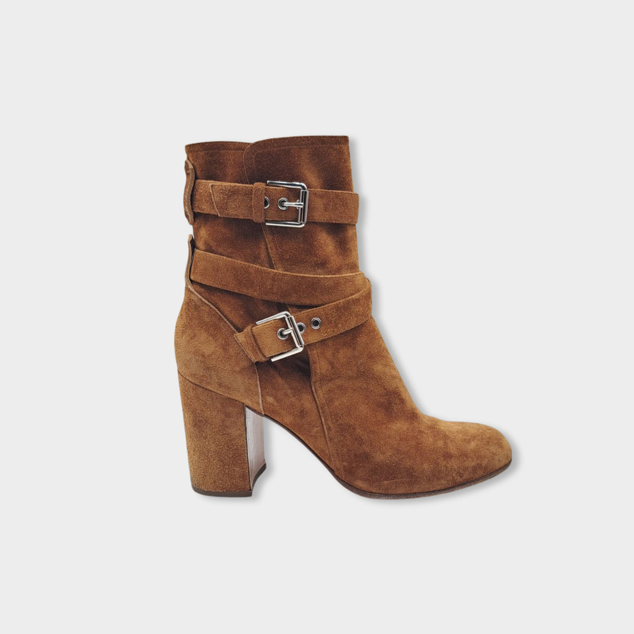 GIANVITO ROSSI brown suede boots – Loop Generation