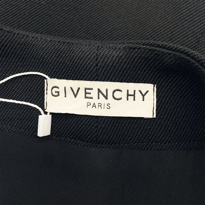 SECOND-HAND GIVENCHY black lace woolen skirt