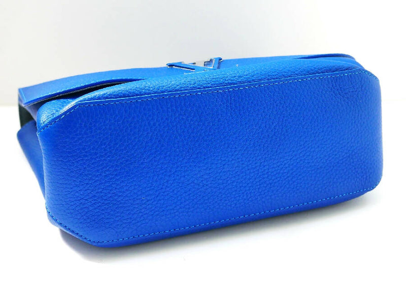 Louis Vuitton blue taurillon leather volta handbag