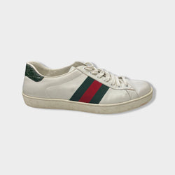 pre-owned GUCCI Men's Ace trainers | Size EU42 UK8