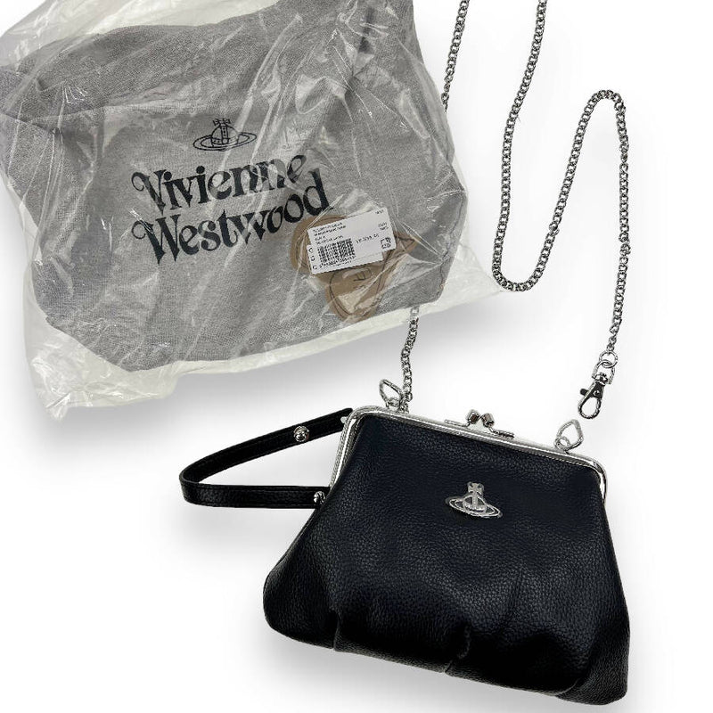 Vivienne Westwood Granny Fame Re-Vegan Grain Leather Purse