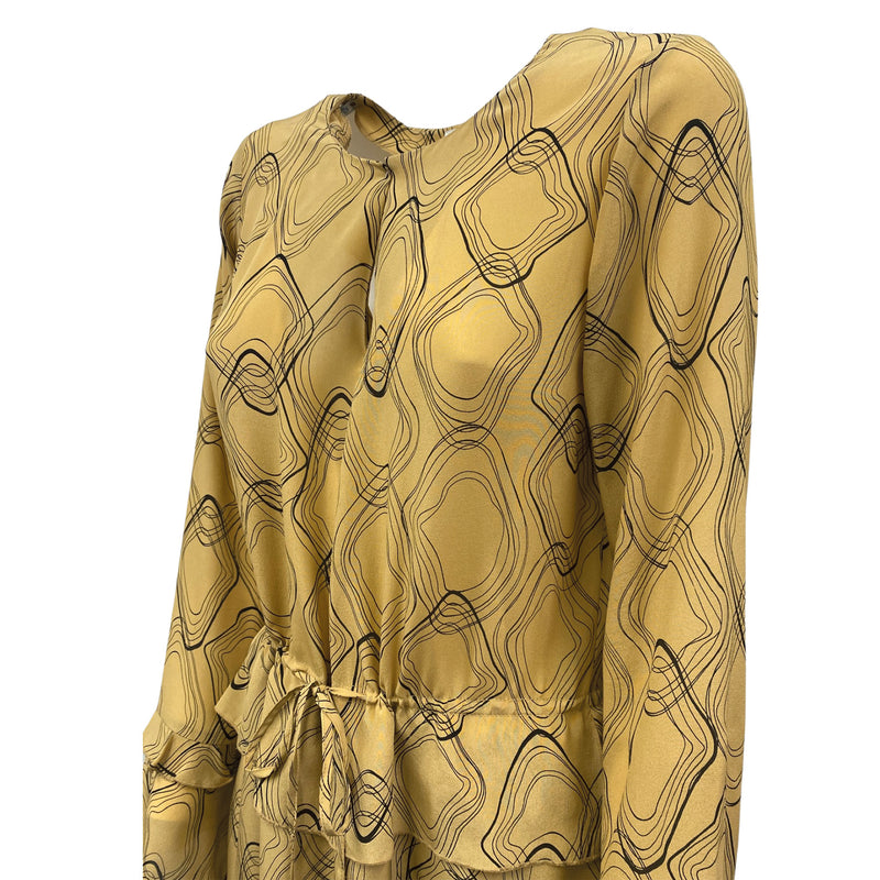 second-hand HOFMANN COPENHAGEN abstract camel dress