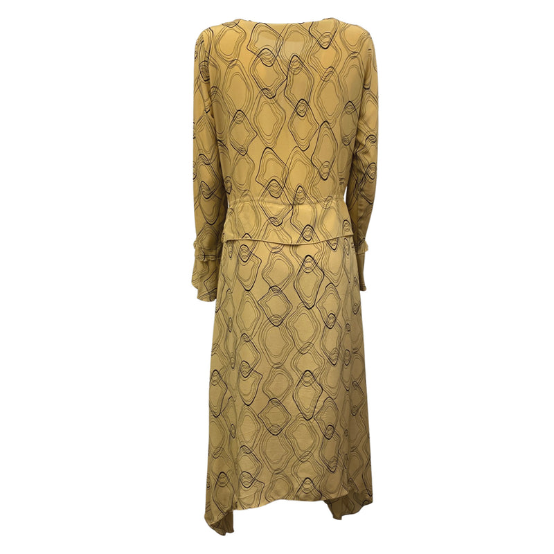 HOFMANN COPENHAGEN abstract camel dress