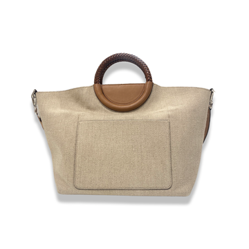MICHAEL KORS brown and beige canvas handbag – Loop Generation