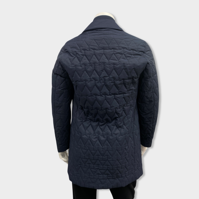 CORNELIANI navy puffer jacket