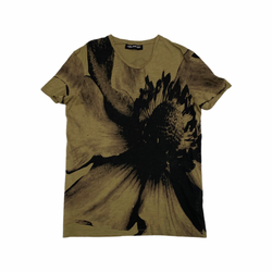 pre-owned NEIL BARRETT khaki t-shirt | Size M