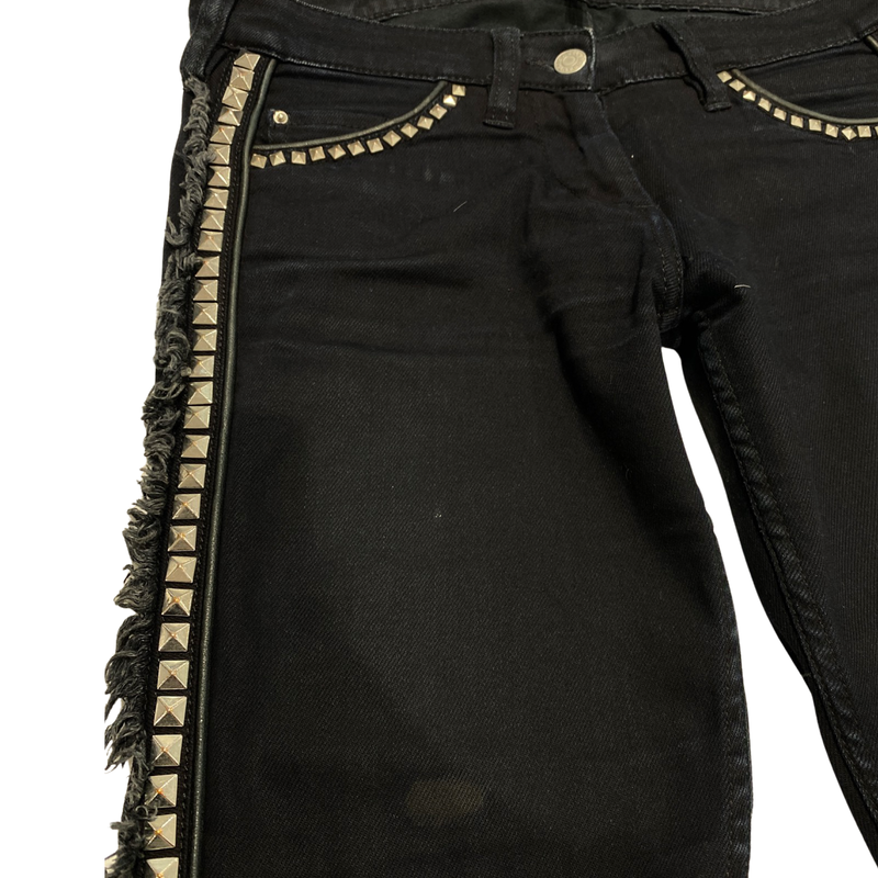 second-hand Isabel Marant navy rockstud jeans | Size 1