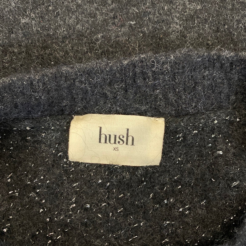 HUSH grey and metallic oversized woolen jumper | Size XS