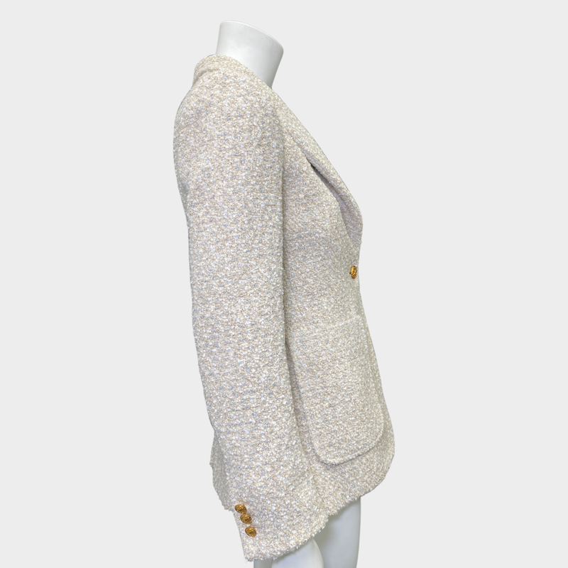Louis Vuitton Women's Ecru Tweed Jacket