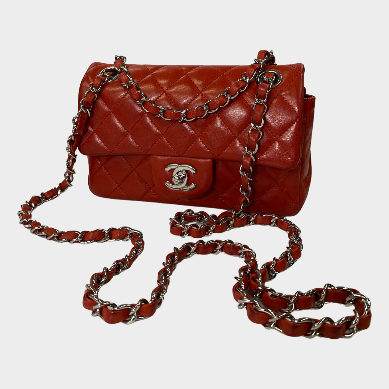 Chanel Mini Rectangular - Red