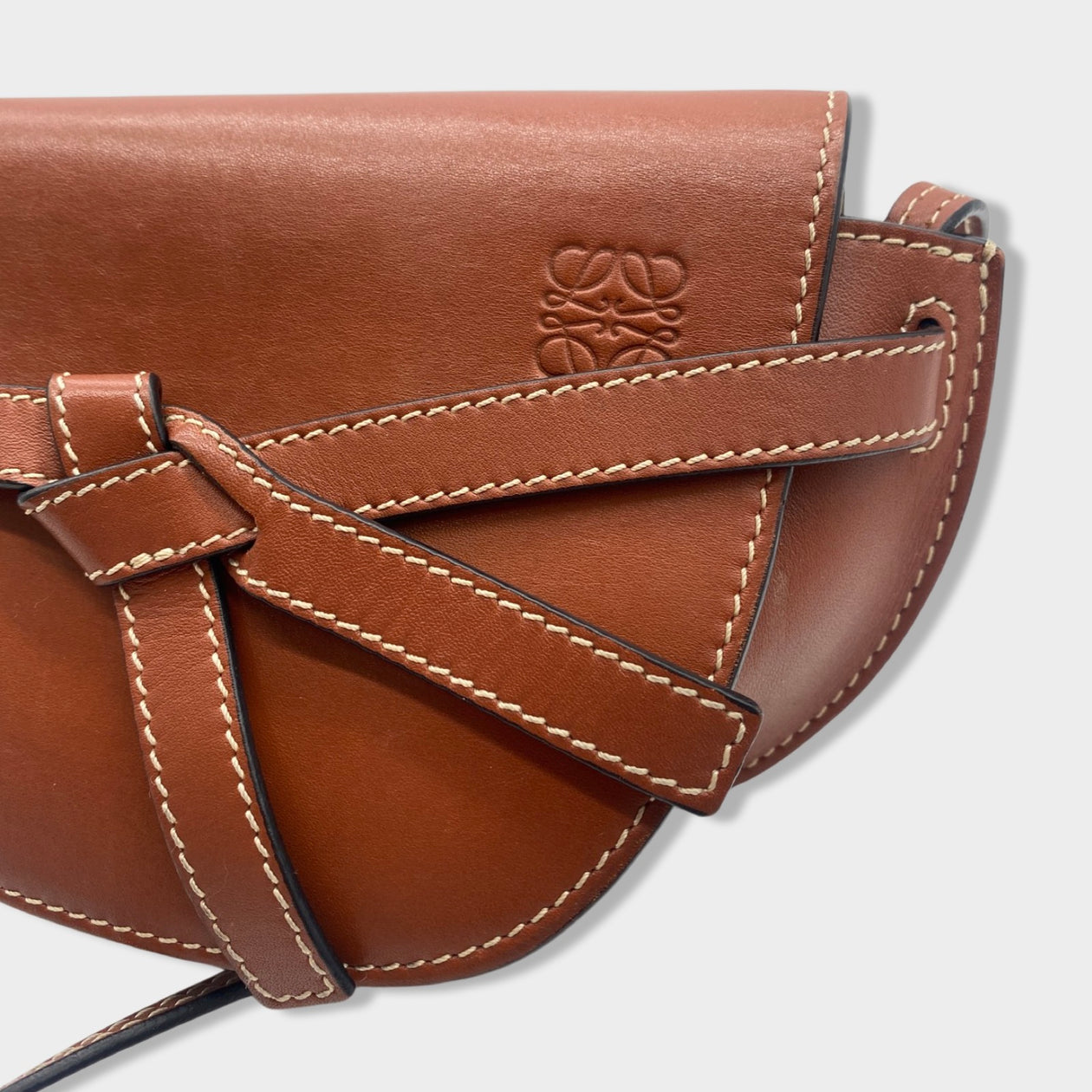Loewe Authenticated Gate Leather Handbag