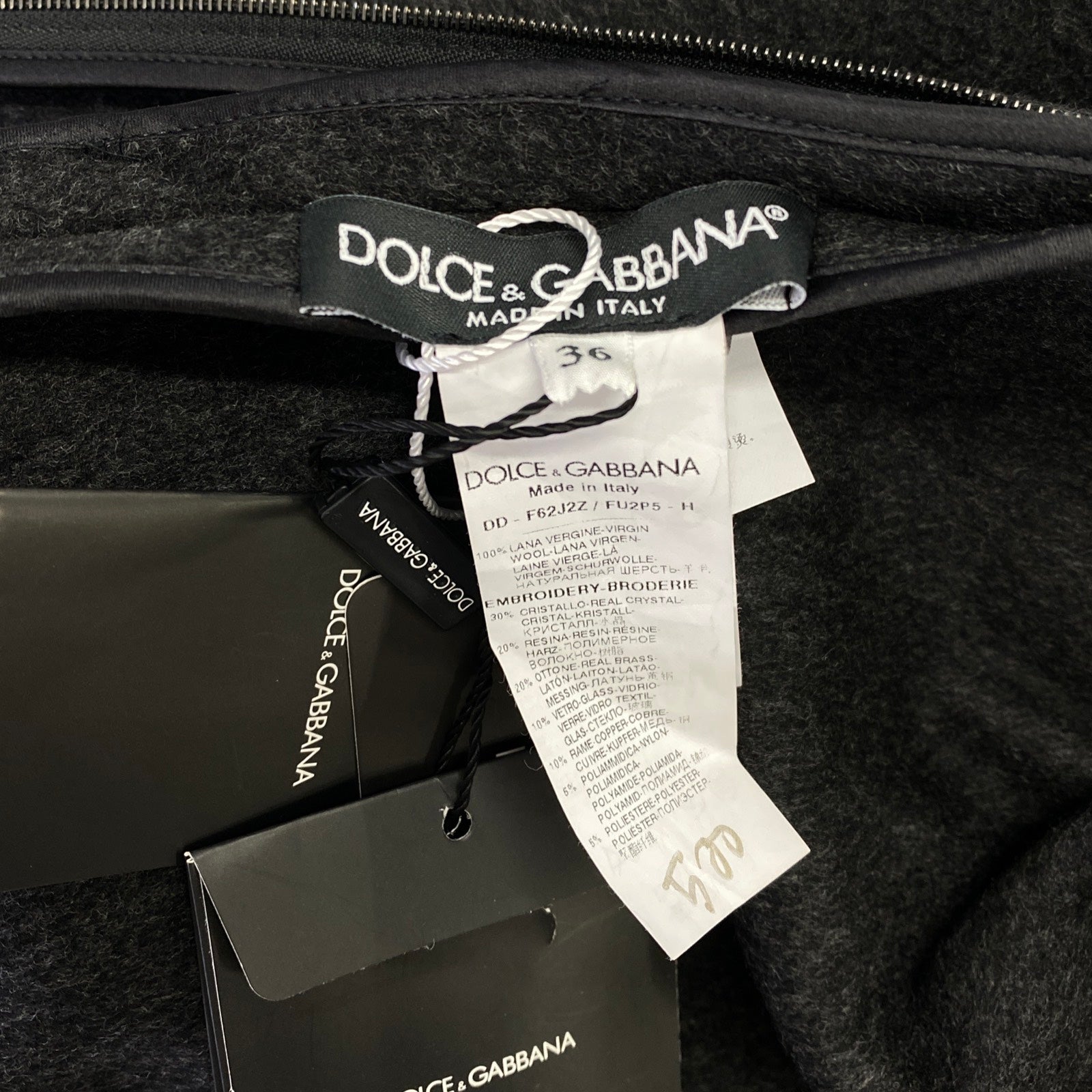 DOLCE&GABBANA Dreaming Of My Prince crystal-embellished grey